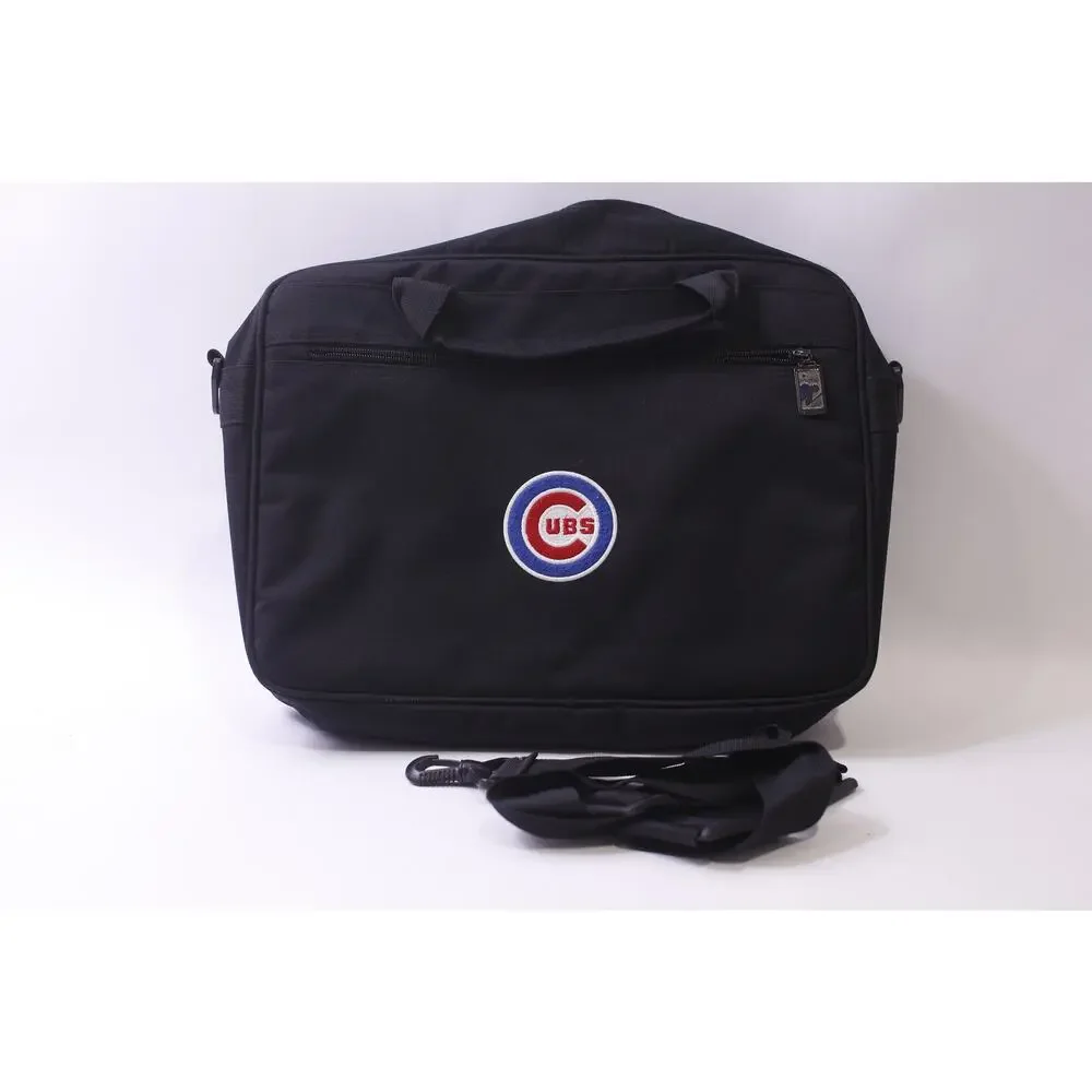 Chicago Cubs, Briefcase, Black, Shoulder Strap, MLB, Baseball, ~ 251210-WH 1335